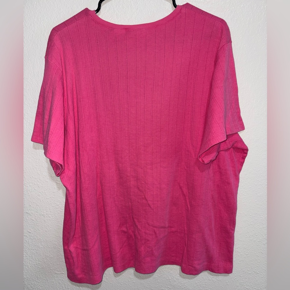 Basic Editions Pink Top - Picture 4 of 4